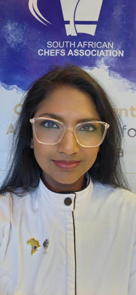 Chef Zana Alvarado is the National Chairperson for the South African Chefs Association's (SA Chefs) Women in Culinary Committee, Vice Chairperson for SA Chefs Gauteng Regional Committee, Chef Brand Ambassador for the World Wildlife Fund for Nature Southern African Sustainable Seafood Initiative (WWF SASSI).
