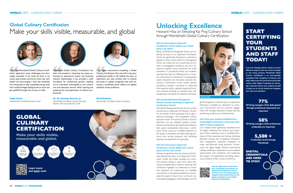 culinary industry
trends
2025
digital credentials